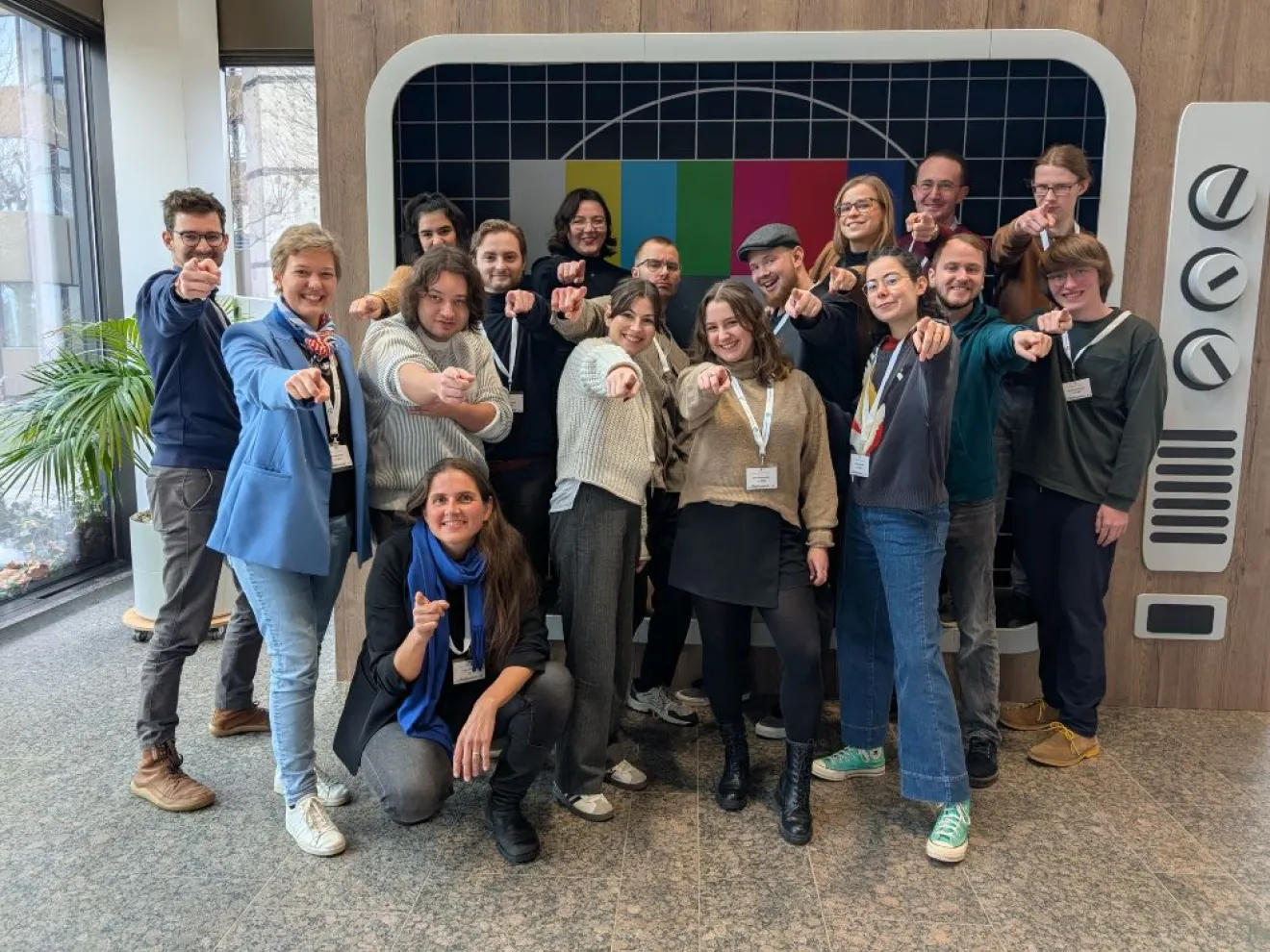 Gruppenfoto Volos 2025. Jahrestreffen beim ZDF in Mainz 2025. Foto Korbinian Bauer